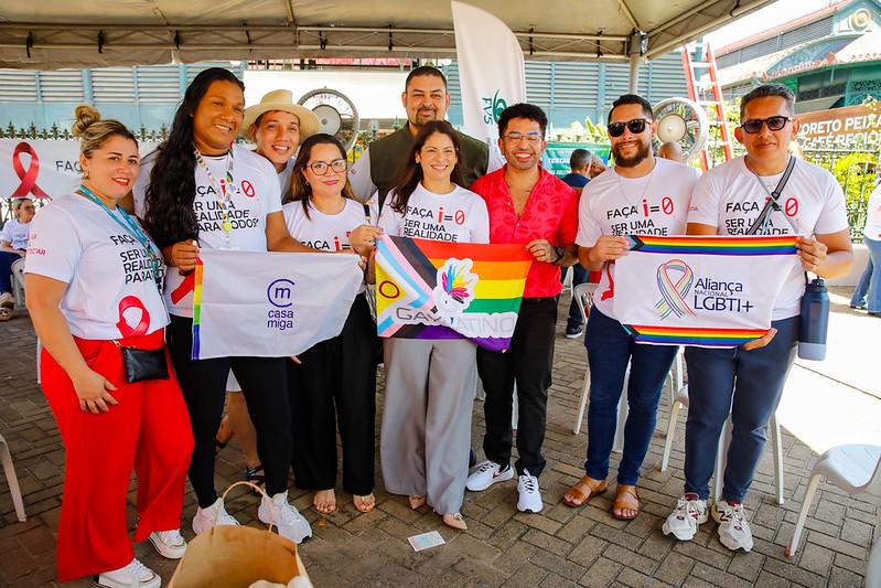 SES-AM inicia Dezembro Vermelho com Ações de Testagem e Distribuição de Insumos, no Centro de Manaus