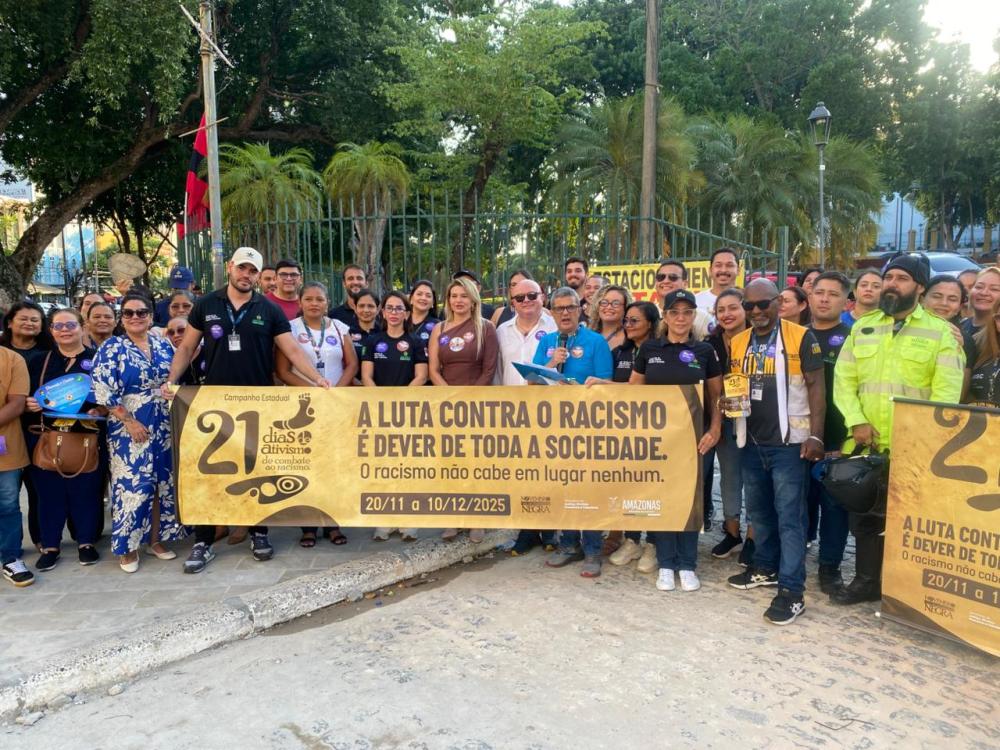 Sejusc reforça direitos fundamentais em caminhada pelo Dia da Declaração Universal dos Direitos Humanos