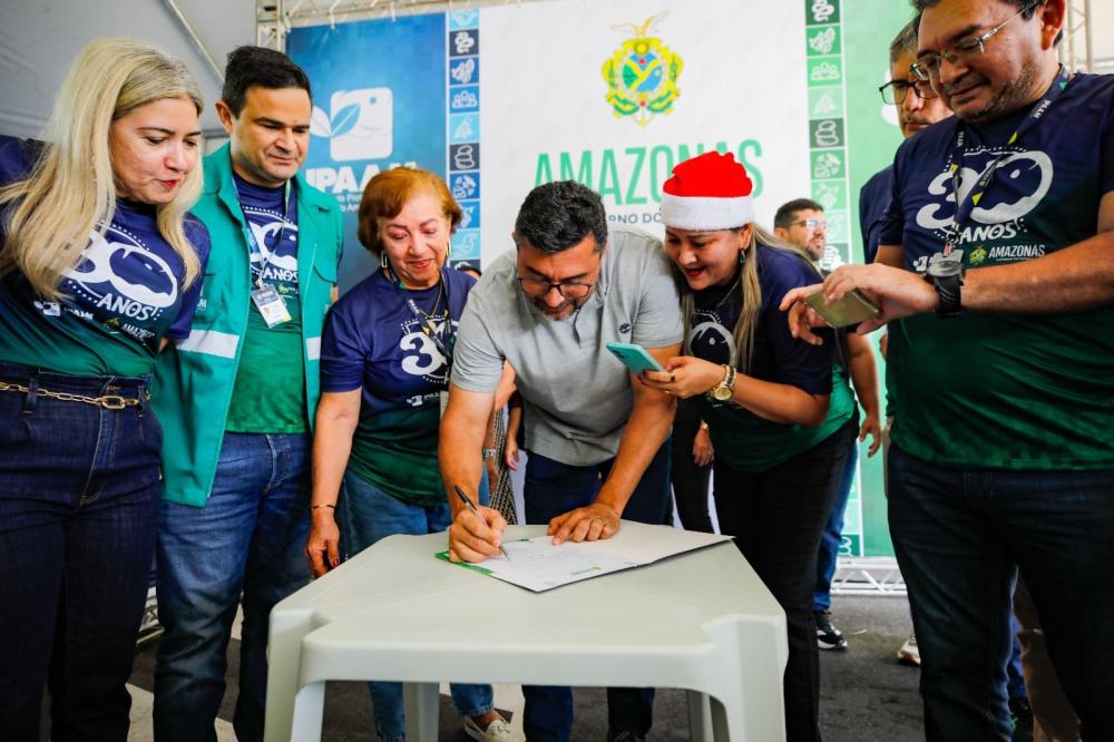 Governador Wilson Lima sanciona data-base dos servidores do Ipaam e anuncia edital de concurso após 18 anos