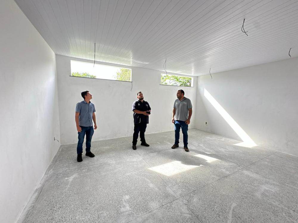 Investimento na educação: Obra de escola na área de várzea entra na fase final