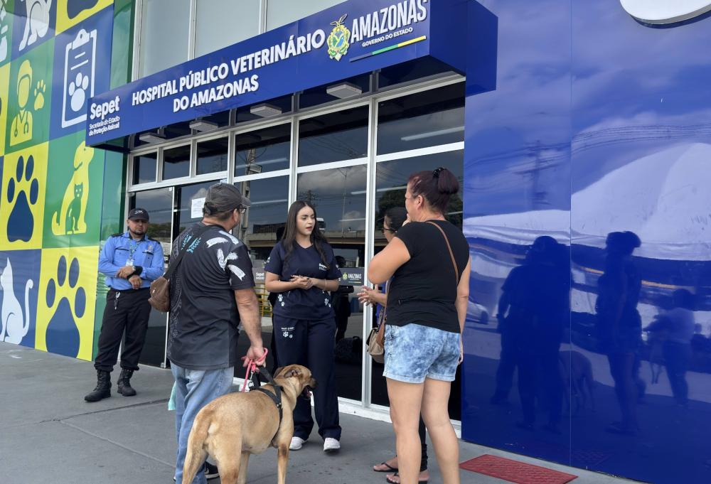 Hospital Público Veterinário do Amazonas ultrapassa 127 mil procedimentos em três meses de funcionamento