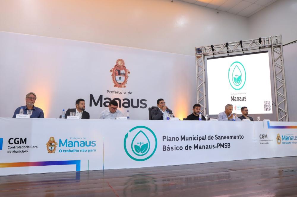 Prefeitura convida população para Audiência Pública do Plano Municipal de Saneamento Básico de Manaus