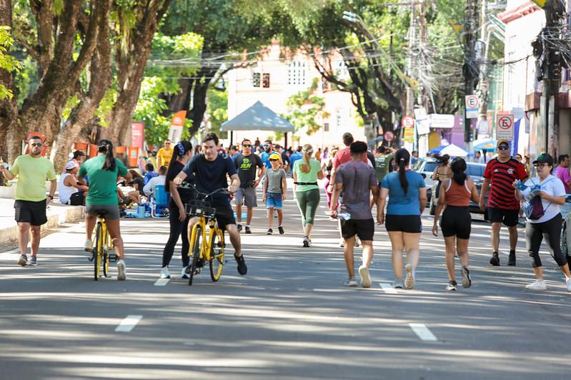 Prefeitura de Manaus celebra cinco meses do projeto ‘Faixa liberada’ na avenida Getúlio Vargas e reforça consolidação do domingo esportivo no Centro