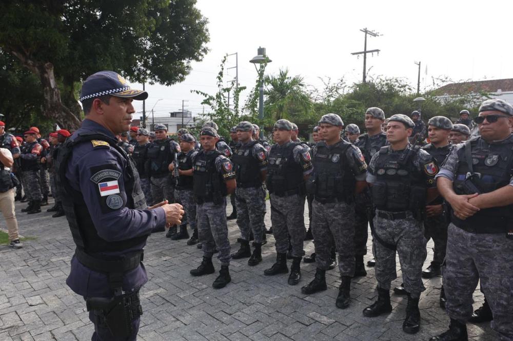 Governo do Amazonas fortalece segurança no Centro de Manaus com Operação Impacto