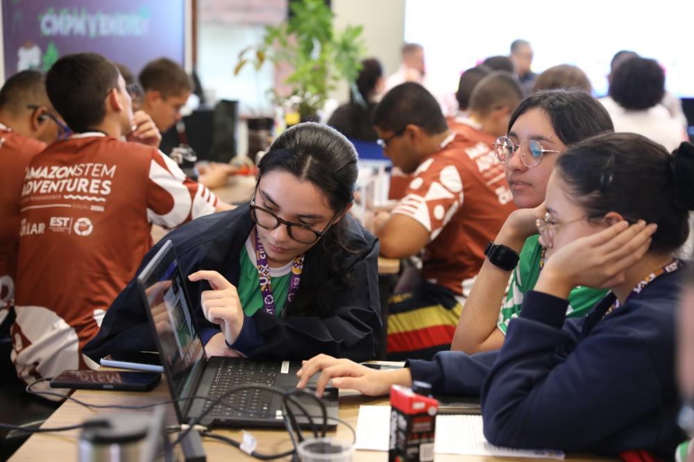 Estudantes da rede pública estadual participam da 4ª edição do Amazon STEM Adventures Jovens Pensadores