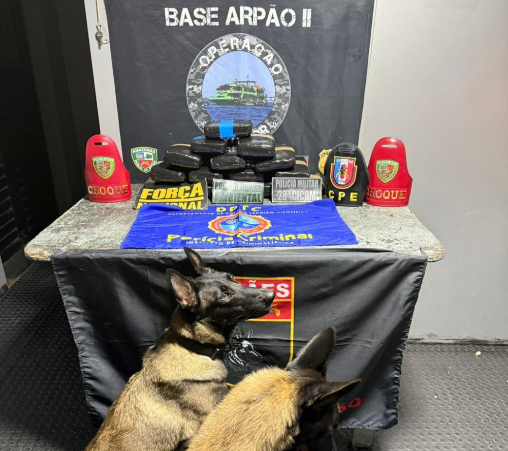 Base Arpão 2: PMAM apreende cerca de 18 quilos de drogas durante abordagens a duas embarcações
