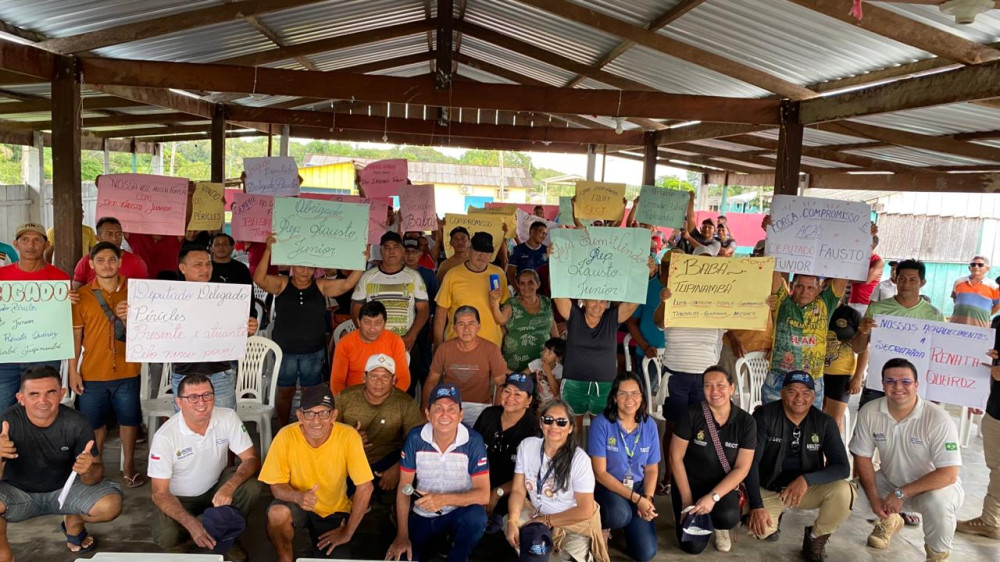 Técnicos da Sect realizam trabalhos de regularização fundiária em Parintins