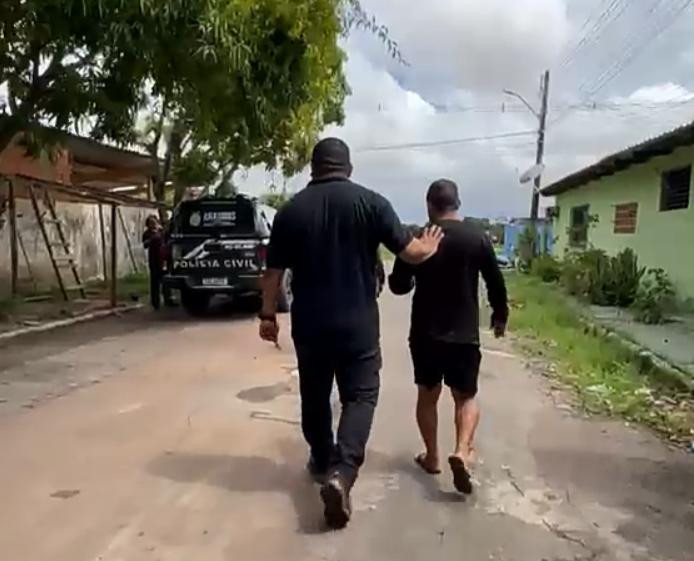 Delegacia de Polícia de Parintins prende homem por descumprir medida protetiva e lesão corporal contra o pai idoso