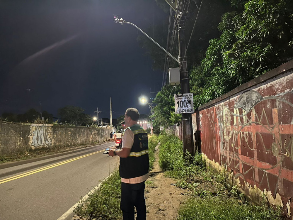 Ageman realiza fiscalização noturna na zona Centro-Sul de Manaus
