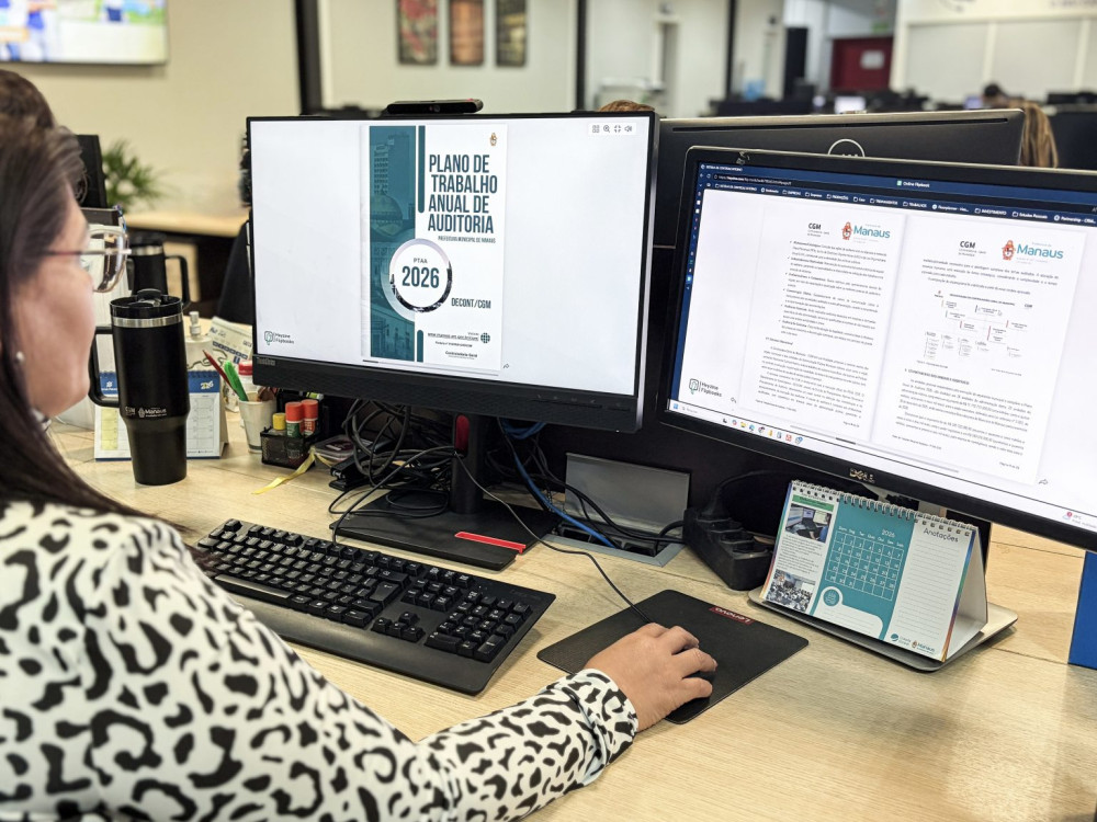 Prefeitura de Manaus publica ‘Plano de Trabalho Anual de Auditoria’ para o exercício de 2026
