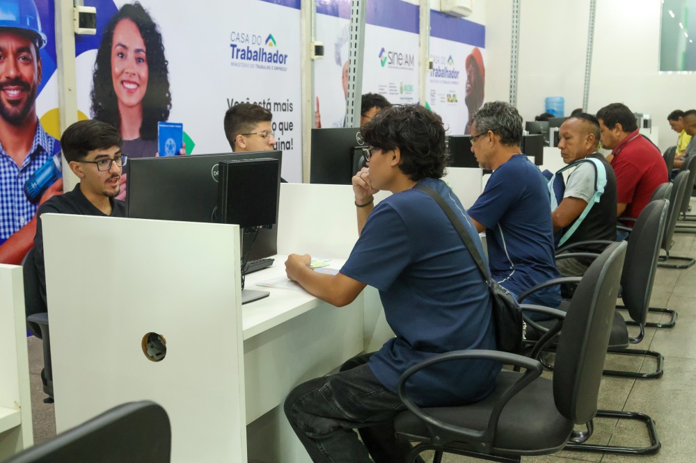 Sine Amazonas divulga 279 vagas de emprego para esta segunda-feira