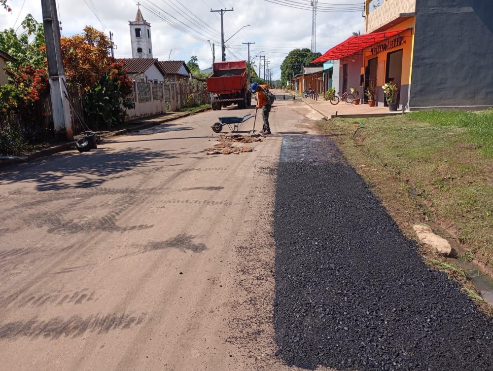 Recuperação de vias beneficia moradores da Vila Amazônia