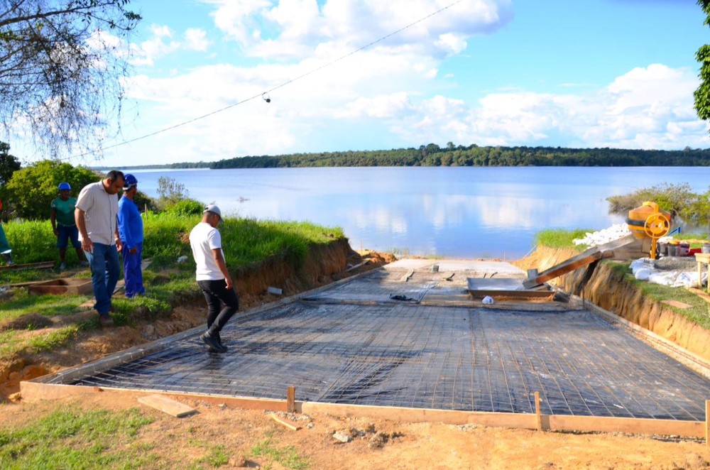 Construção de rampa facilita embarque e desembarque no São Tomé