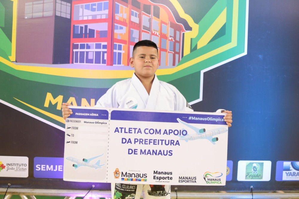 Prefeitura de Manaus leva mais de 50 atletas para representar o Amazonas no maior campeonato de jiu-jítsu do Brasil