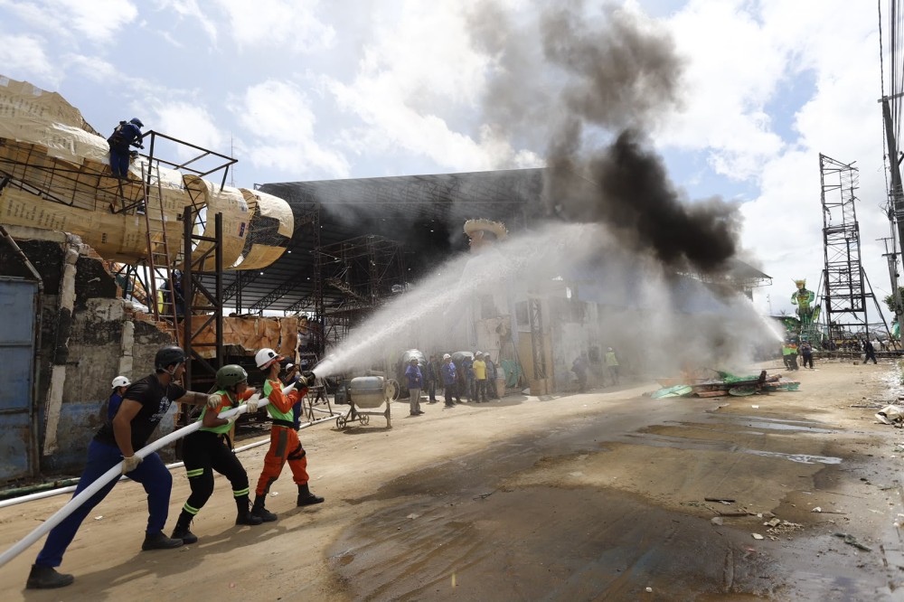 Caprichoso fortalece infraestrutura com sistema moderno de combate a incêndio