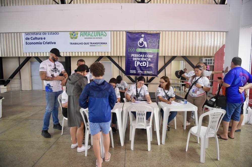 Festival de Parintins 2026: SEPcD inicia entrega de credenciais para o Espaço Acessível no 59º Festival de Parintins