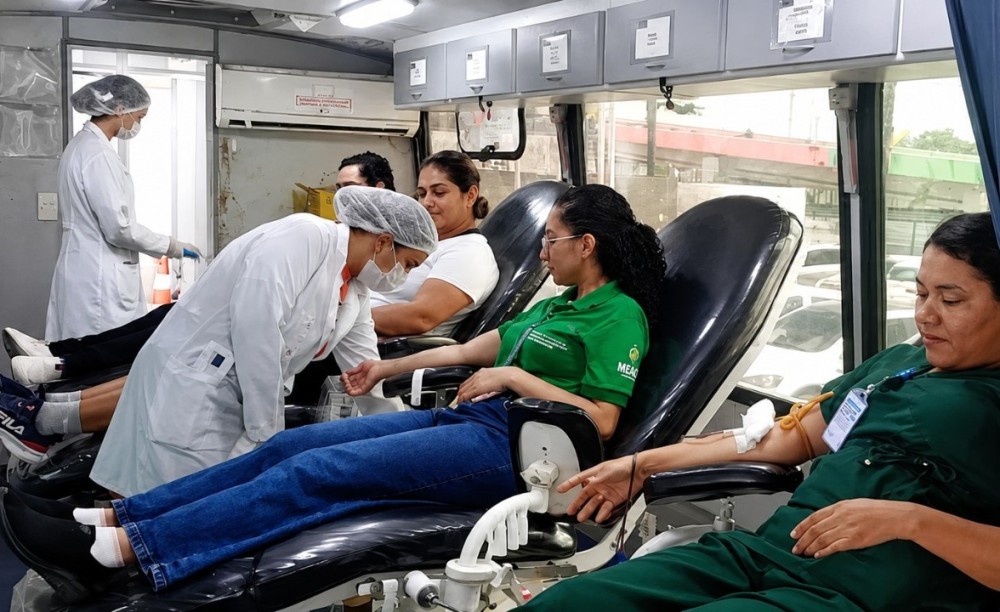 HPS Platão Araújo, em parceria com o Hemoam, realiza mobilização para doação de sangue, nesta quinta-feira