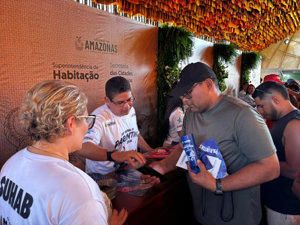 Festival de Parintins 2026: Suhab realiza atendimentos do Amazonas Meu Lar, no Turistódromo