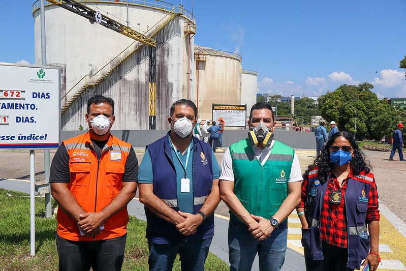 Prefeitura de Manaus monitora e autua empresa após vazamento de gás estireno no Distrito Industrial