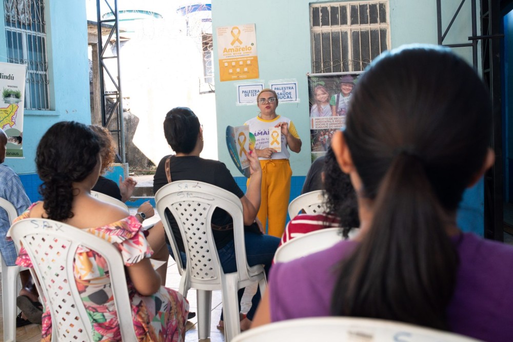 Prefeitura de Manaus leva ação de saúde e educação socioambiental aos moradores do bairro Nossa Senhora das Graças