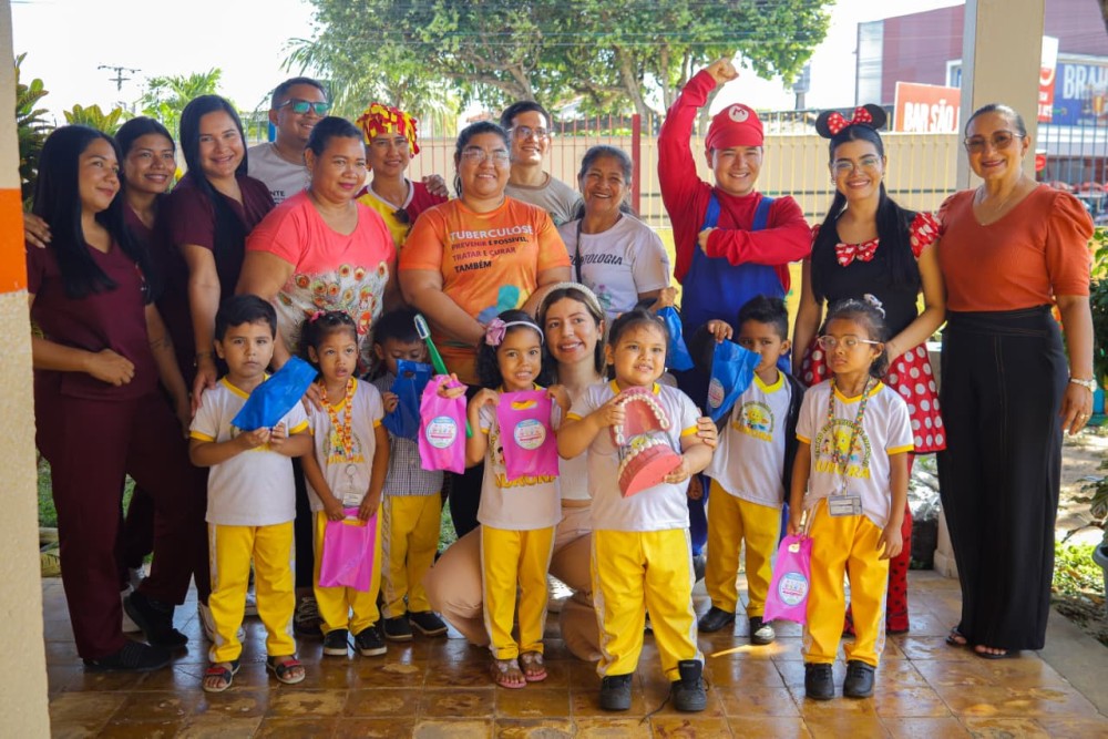 Programa Saúde na Escola promove ações de prevenção e saúde bucal no C.E.I. Aurora