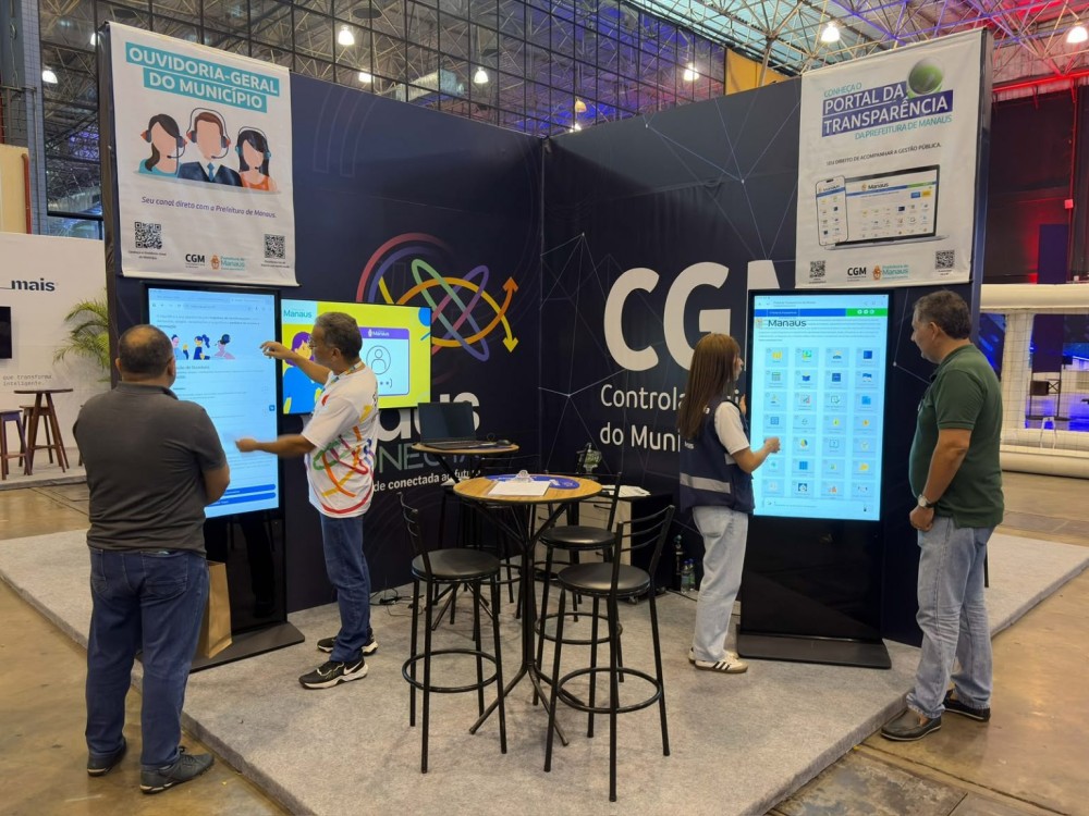 CGM marca presença na 1ª ‘Expo Manaus Conecta’ com foco em transparência e ouvidoria ativa