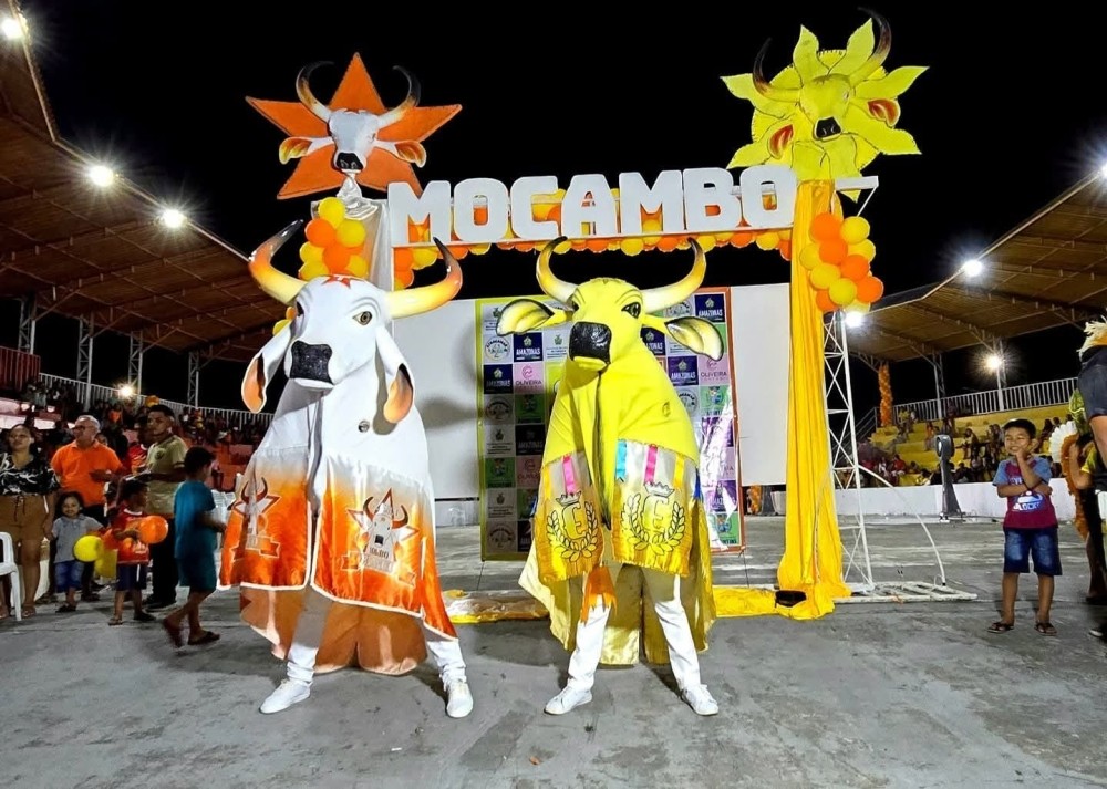 Festival do Mocambo: Ancestralidade e folclore conduzem os espetáculos dos bumbás Espalha Emoção e Touro Branco