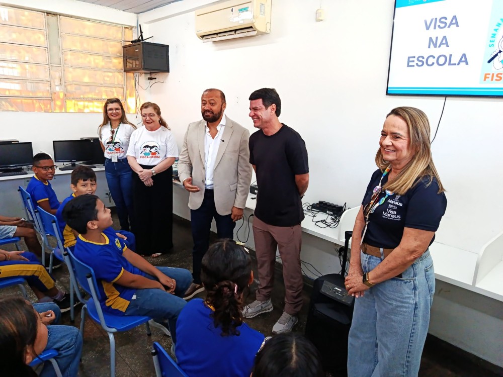 Visa Manaus dá início a nova edição do projeto ‘Fiscais Mirins’ em escolas municipais