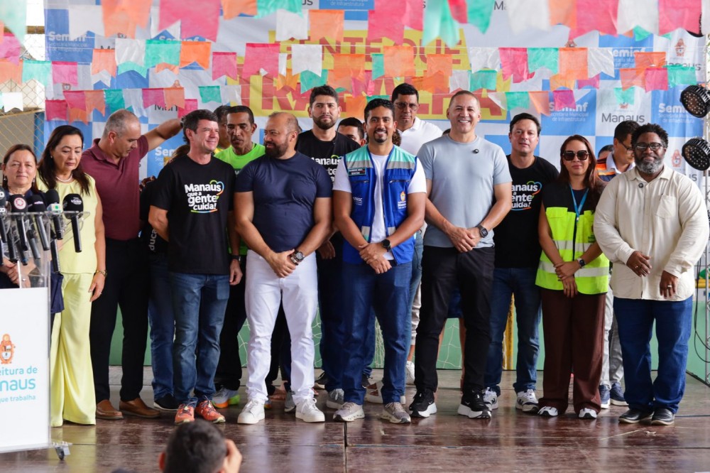 Prefeitura realiza 7ª edição do programa ‘Manaus que a Gente Cuida’ no Parque Solimões com anúncio de requalificação de lagoa da comunidade