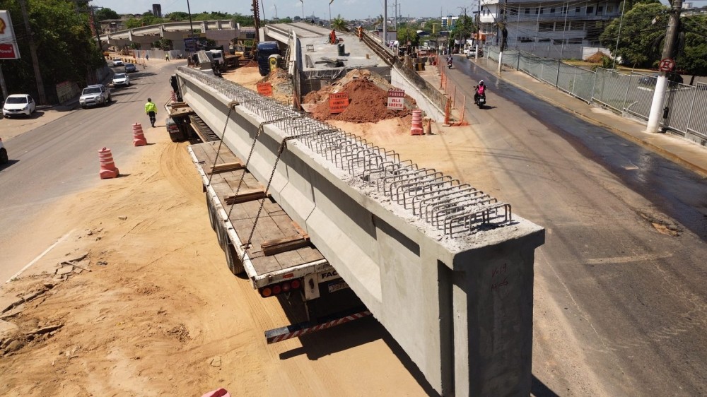 Complexo Viário Passarão avança com instalação das 24 vigas concluída antes do prazo
