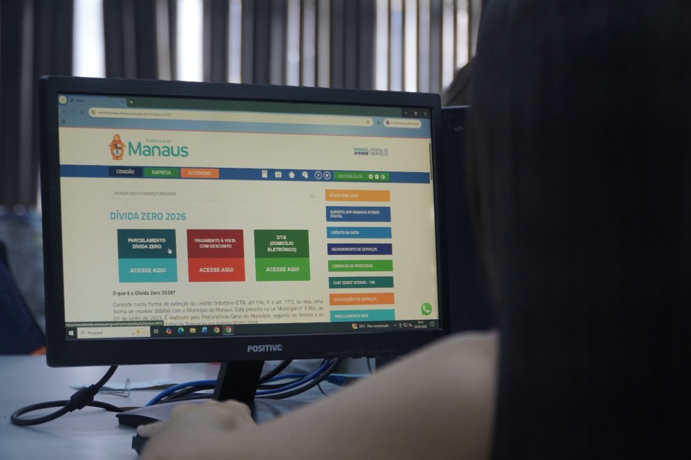 Prefeitura de Manaus prorroga ‘Dívida Zero 2026’ e mantém descontos de até 100% em juros e multas