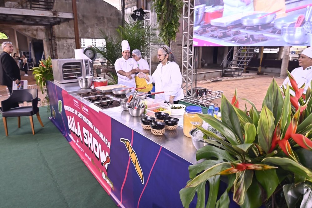 Culinária amazônica é destaque em Aula-Show de Gastronomia do ‘#SouManaus Passo a Paço 2026’