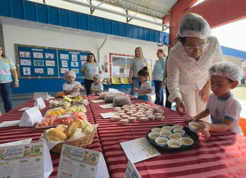 Creche da Prefeitura de Manaus realiza 3ª edição do ‘Cuia de Sabores de Casa’