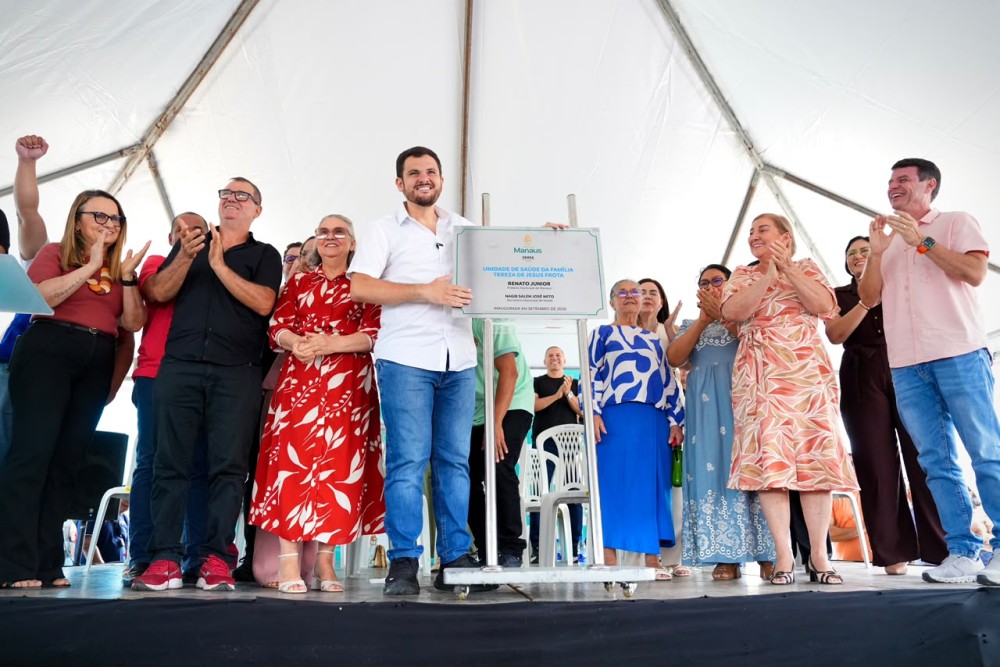 Prefeito Renato Junior inaugura nova USF no Monte das Oliveiras