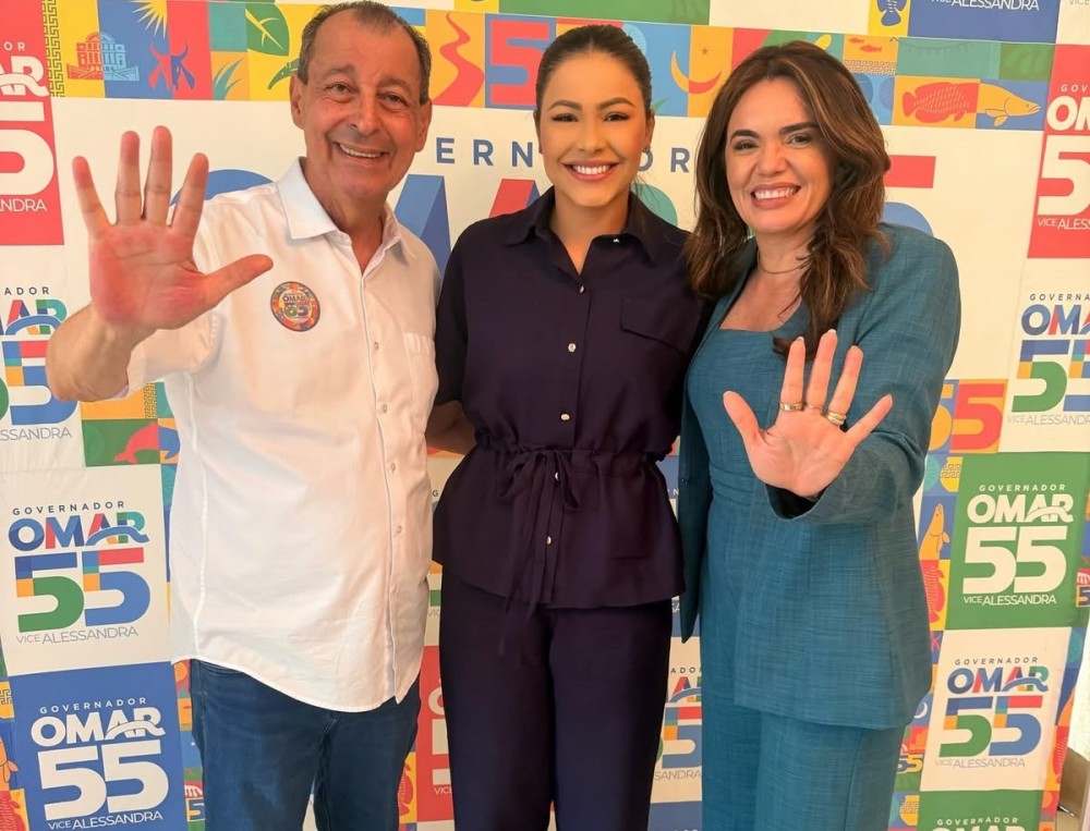 Brena Dianná anuncia apoio a Omar Aziz e Alessandra Campêlo no segundo turno das eleições