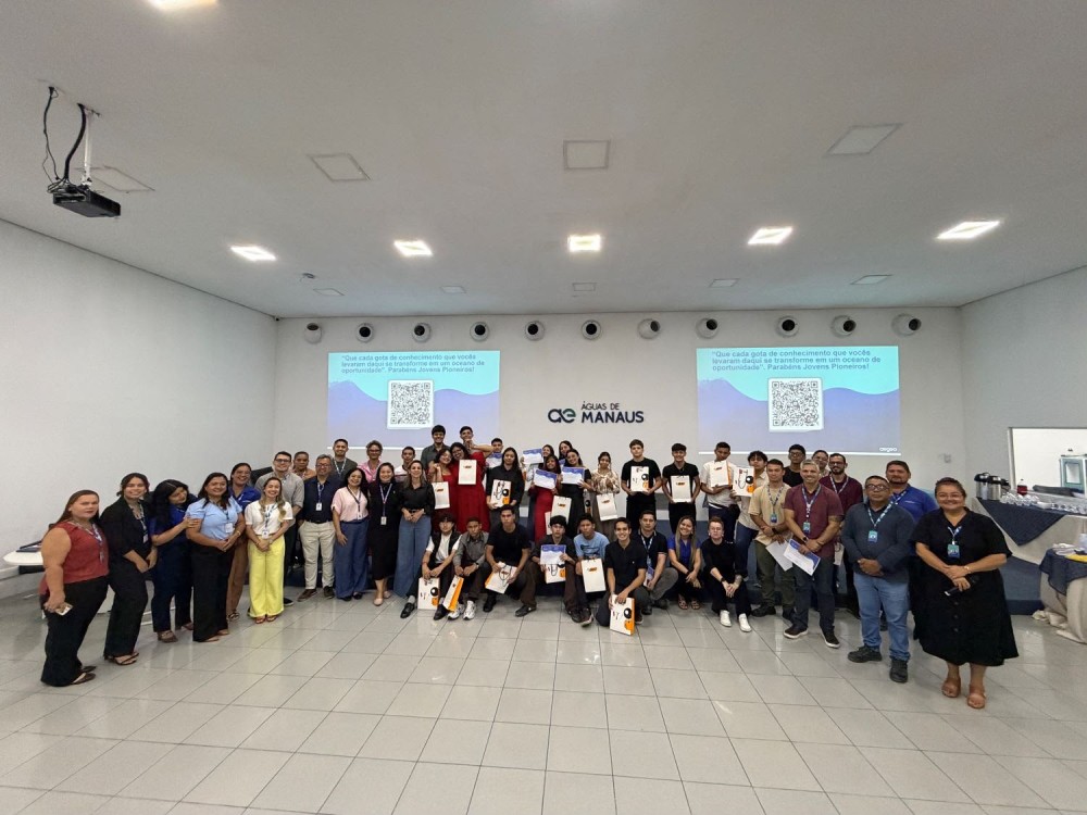 Estudantes de Manaus criam sistema para reutilizar água da máquina de lavar e conquistam premiação